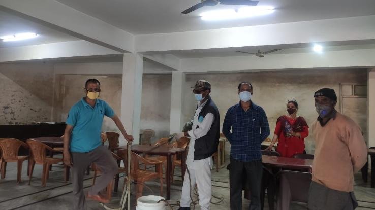 darlaghat covid 19 infection sanitization 