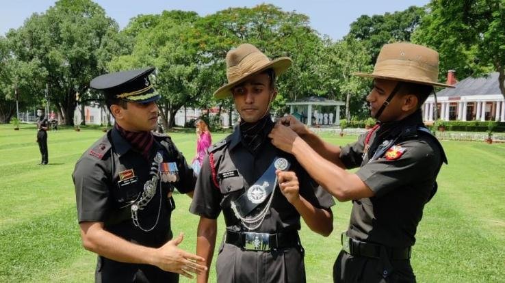 देहरा :परागपुर के गढ़ के अदित्य सिंह पटियाला भारतीय सेना में लेफ्टिनेंट