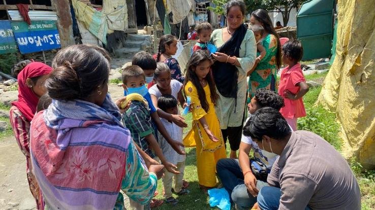 NSUI celebrates Rahul Gandhi's birthday by helping needy and poor families