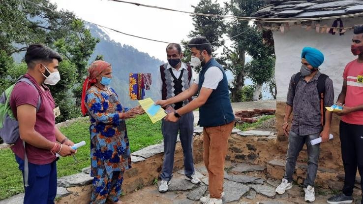 Student Council workers made people aware in Tutu Majthai Panchayat under Mission Rakshak campaign