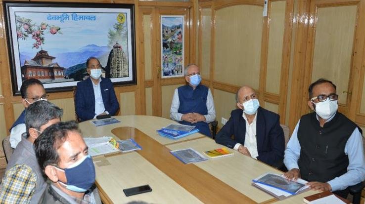 Presentation-made-before-CM-regarding-proposed-alignment-on-Shimla-bypass-four-laning-project