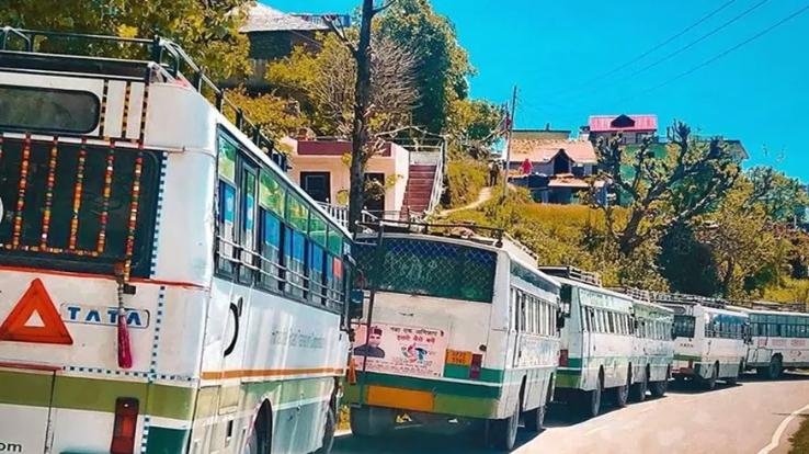 Himachal Road Transport Corporation buses will not run on 222 routes