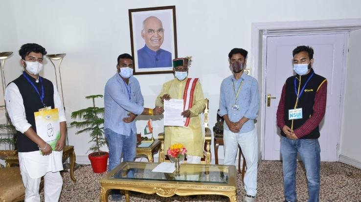 NSUI ने उठायी छात्रों का रिजल्ट घोषित करने की मांग