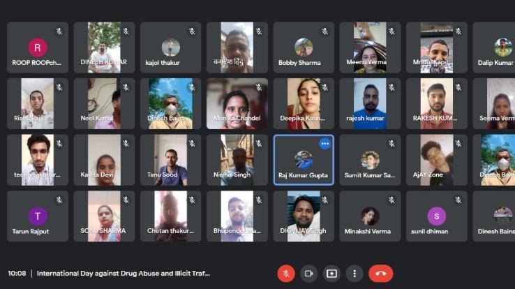 अम्बुजा सीमेंट फाउंडेशन प्राइवेट आईटीआई दाड़लाघाट ने अंतराष्ट्रीय नशीली दवाओं के दुरुपयोग और अवैध तस्करी दिवस का ऑनलाइन किया आयोजन 