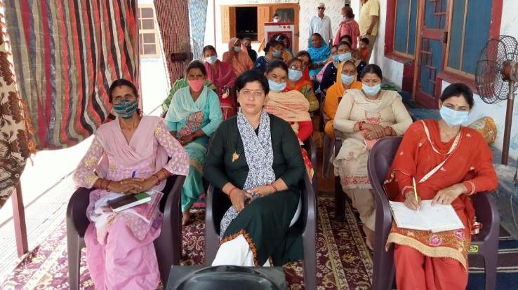 कुनिहार : कोठी पंचायत के ग्रामीण क्षेत्रों में वर्चुअल माध्यम से लोगो को सुभाष पालेकर जैविक खेती के लिए किया गया जागरूक