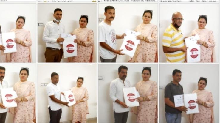 कुनिहार: संभव चैरिटेबल सोसायटी ने किया कोरोना यौद्धाओं को सम्मानित 