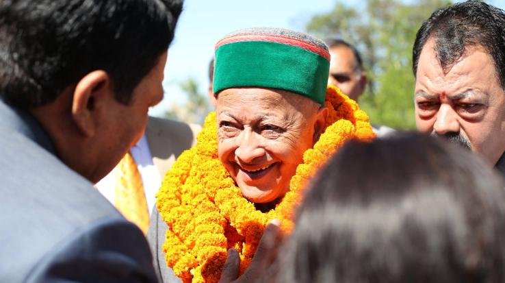 दाड़लाघाट : छः बार प्रदेश के मुख्यमंत्री रहे वीरभद्र सिंह के निधन पर किया गहरा दुख व्यक्त