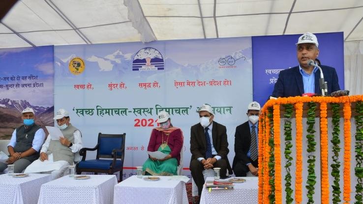 मुख्यमंत्री ने स्वच्छ हिमाचल-स्वस्थ हिमाचल अभियान-2021 का किया शुभारम्भ