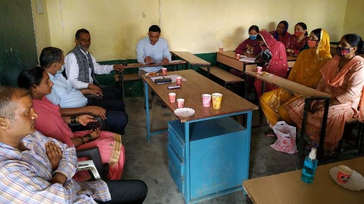 दाड़लाघाट : राजकीय उच्च विद्यालय कराडाघाट में हुई आम सभा की बैठक