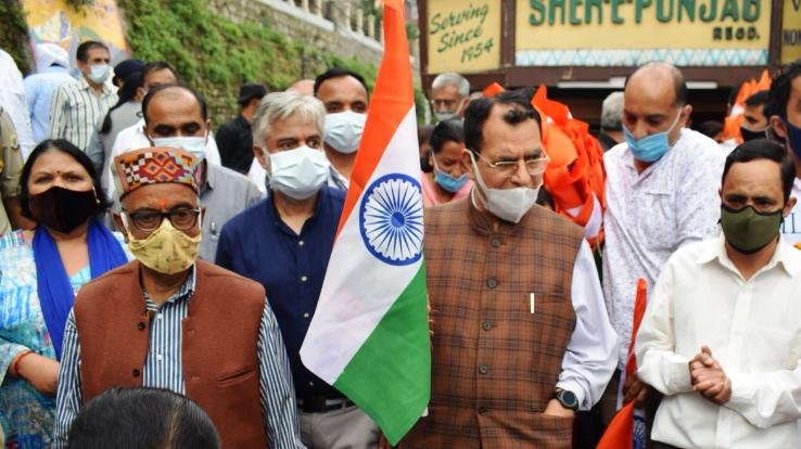 शिमला : तिरंगा ही लहराया था, तिरंगा ही लहराएगा - भारद्वाज