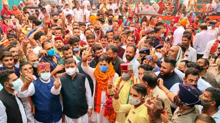 हमीरपुर : जन आशीर्वाद यात्रा की धमाकेदार शुरुआत पर मन छोटा ना करें कांग्रेस विधायक : भाजपा