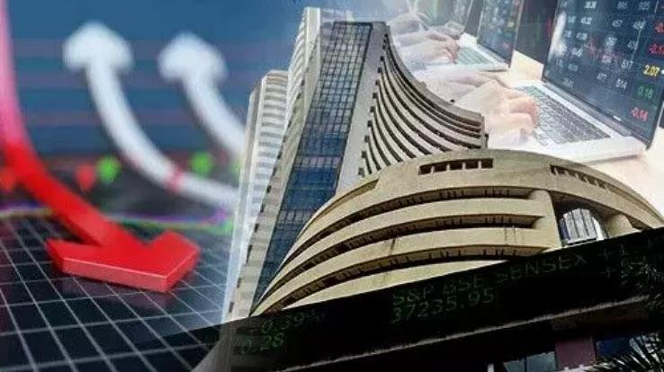 Huge fall in the stock market, Sensex fell at 581 points