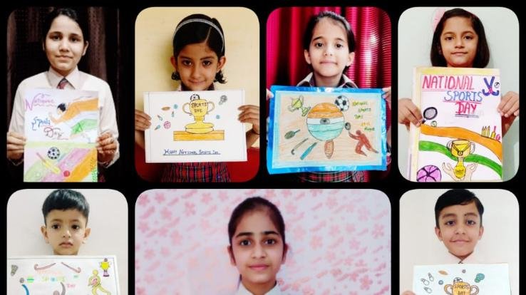 सुजानपुर : डीएवी स्कूल आलमपुर में डिजिटल माध्यम से खेल प्रतियोगिताएंँ आयोजित