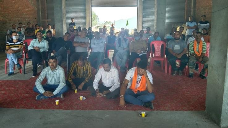 Darlaghat: Joint meeting of Devbhoomi Regional Organization and Devbhoomi Swarna Morcha organized