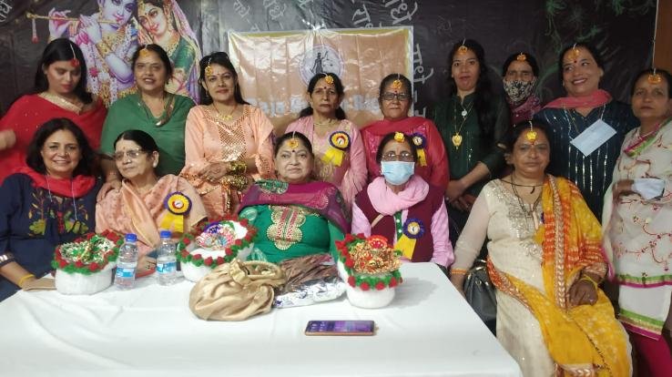 शिमला : राजा ह्यूमन राइट एनजीओ ने धूमधाम से मनाया तीज का त्योहार