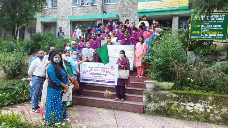 Palampur: National nutrition campaign awareness rally flagged off