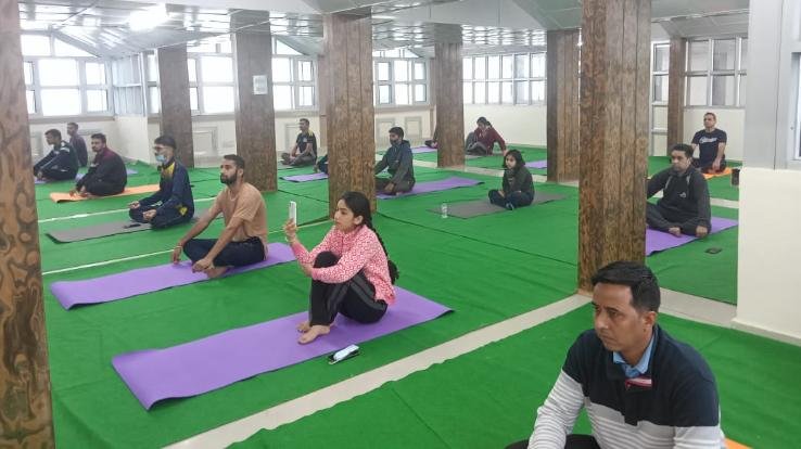 Yoga camp started in Himachal Pradesh University