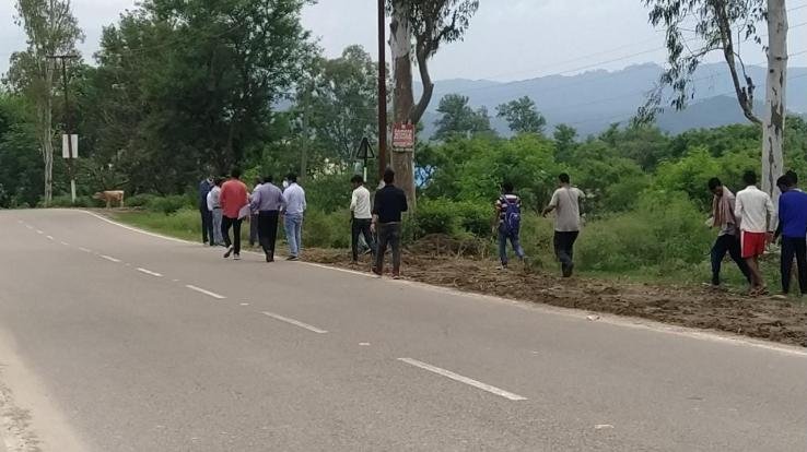 देहरा में सीयू के लिए चिन्हित भूमि की निशानदेही शुरू