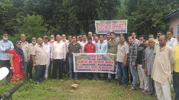 ज्वालामुखी : फोरलेन प्रभावितों की मांगों को जल्द माने सरकार : राजेश पठानिया