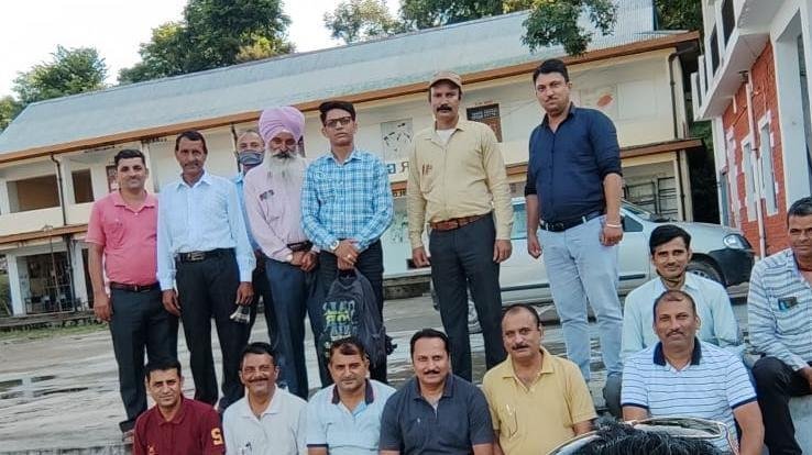 जसवां परागपुर :डाडासीबा में आयोजित हुई अध्यापक संघ की बैठक