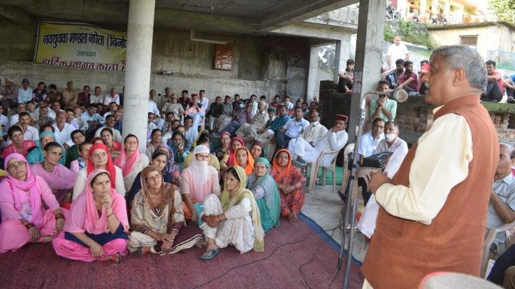 Paonta Sahib: Bharli - Banor road will be renovated from Rs 4 crore 85 lakh - Sukhram Choudhary
