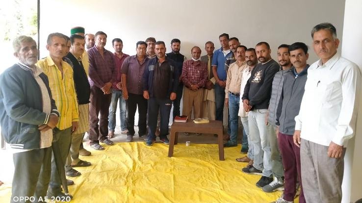 राजगढ़ : पझौता में 40 लोग हुए कांग्रेस में शामिल - जीआर मुसाफिर