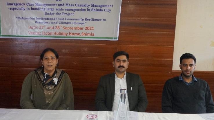 Two-day sensitization program organized to deal with emergency situation in Shimla city