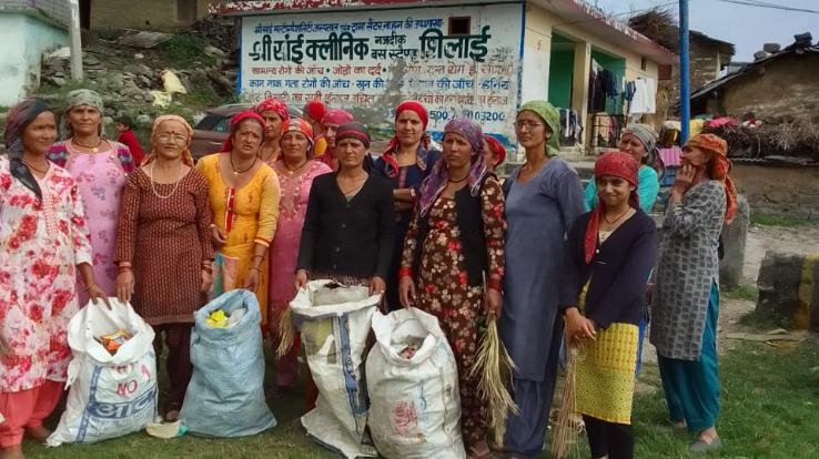 Sirmaur: 1000 kg of plastic waste collected under cleanliness program