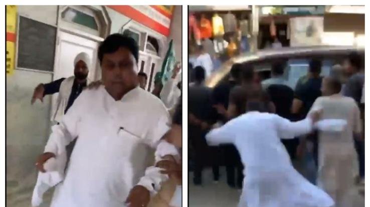 Farmers anger against BJP in Uttar Pradesh, party candidate Govind Kanda was forcibly evicted from the gurdwara