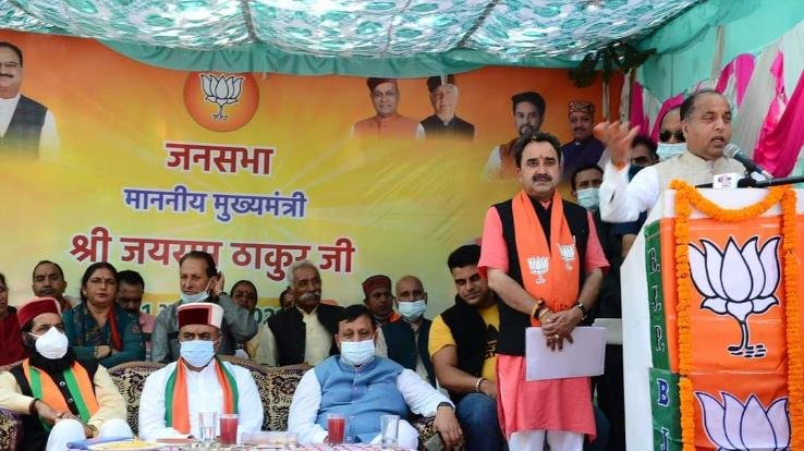 Darlaghat: Congress does not trust Himachal leaders, campaigners are calling from outside - Chief Minister