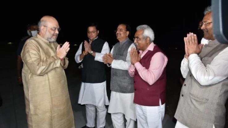 Amit Shah will conduct aerial survey of disaster affected areas today, reached Dehradun late at night