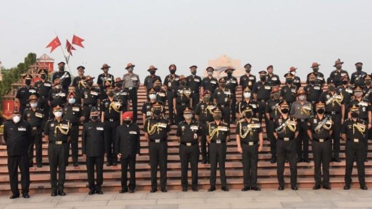 Tributes paid to martyrs at National War Memorial on the occasion of 75th Army Infantry Day