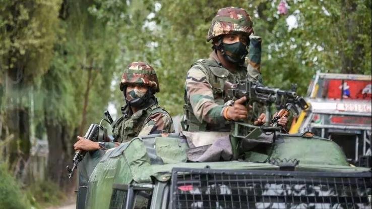 Terrorists opened fire on army and police personnel in Baramulla, Jammu and Kashmir
