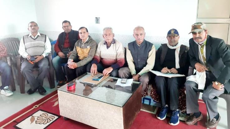 Kunihar: The meeting of the Ex Servicemen League Kunihar Unit was organized