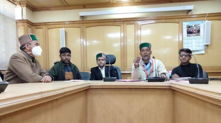 District Kinnaur Scheduled Tribe Disabled Association meeting organized