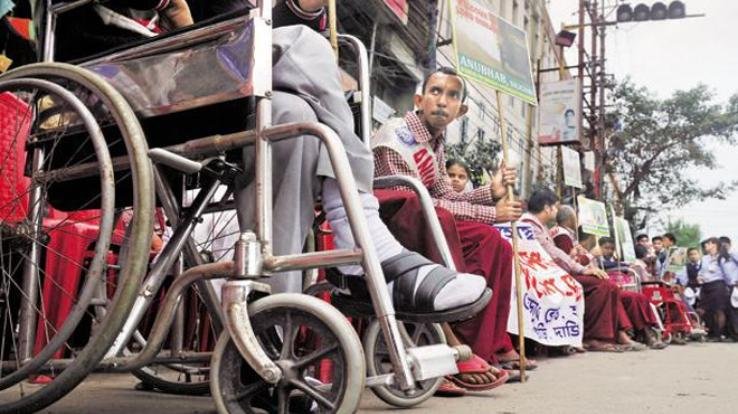 Disabled Rahat Scheme brought a smile on the face of the handicapped