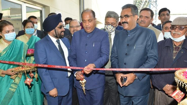 CM Jairam duly inaugurated the second unit of Sutlej Textiles and Industries Limited in Baddi