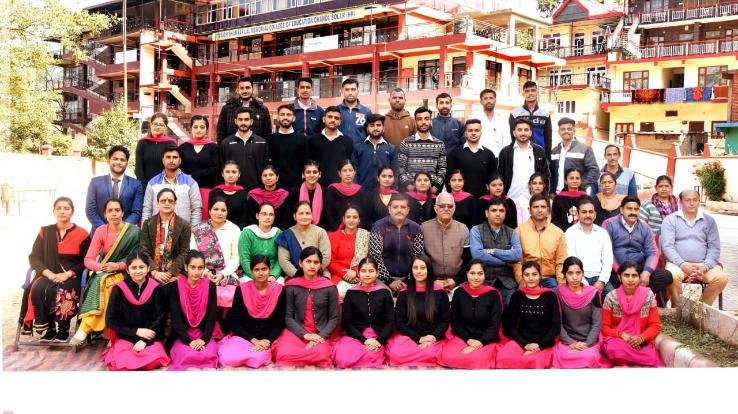 Kunihar: Farewell party given to second year trainees at VSLM College of Education Chandi