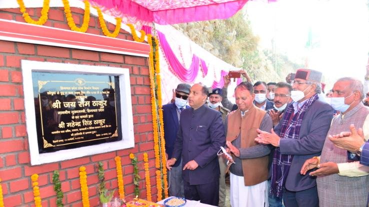 Mandi: The Chief Minister inaugurated and laid the foundation stone of 96 development projects in Dharampur assembly constituency.