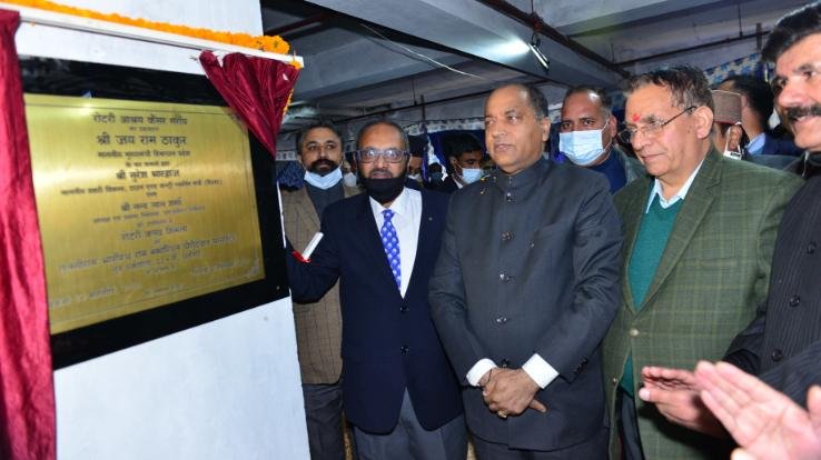 Shimla: Chief Minister inaugurates Rotary Shelter constructed at a cost of Rs 3.50 crore