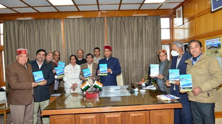 Shimla: Chief Minister Jai Ram Thakur releases book Himachal Pradesh A-Treasure of Tourism