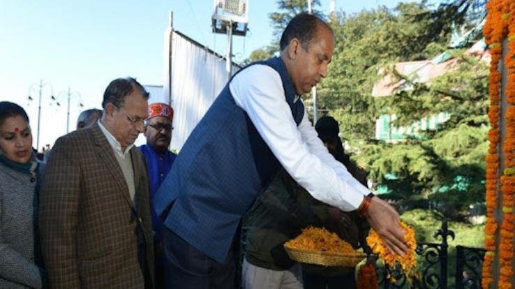 Shimla: Chief Minister Dr. Tributes paid on the death anniversary of Bhimrao Ambedkar