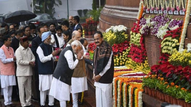 Today, 20th anniversary of attack on Parliament House, PM Modi pays tribute to martyrs