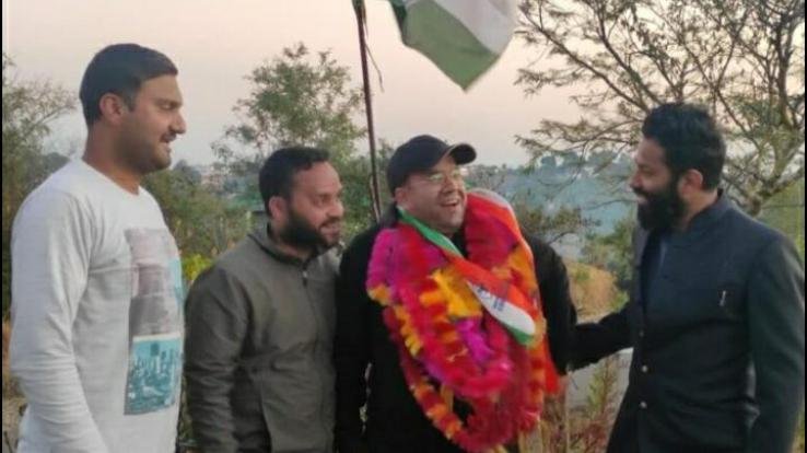 Mohit Shastri became the Vice President of Youth Congress from Hamirpur Assembly Constituency