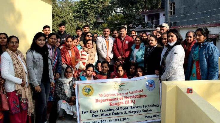 Dehra: Five-day training camp of Horticulture Department completed