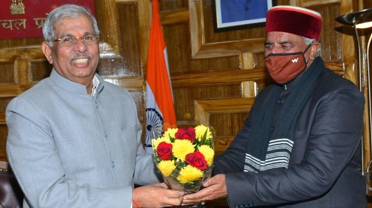 Shimla: Former MP meets Governor