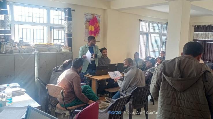 E-shram card made in Common Service Center in Kalbog Panchayat