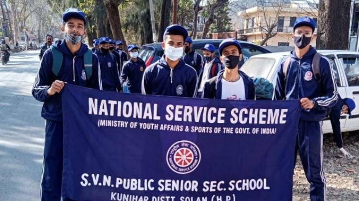 कुनिहार: स्वयंसेवकों ने कुनिहार बाजार में  निकाली  जागरूकता रैली 