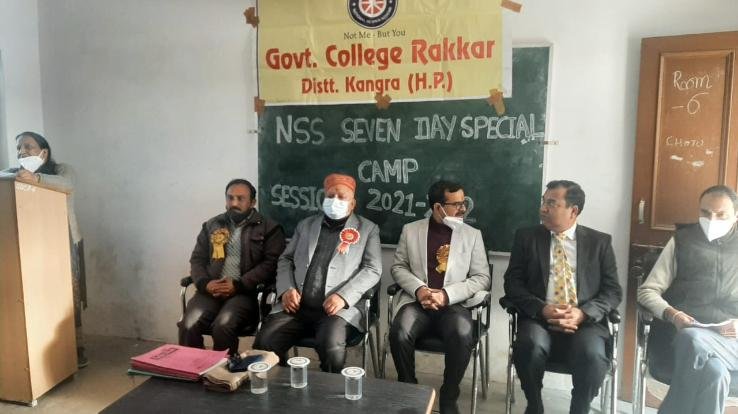 Jaswan-Paragpur: Seven-day NSS special camp started at Rakkad College