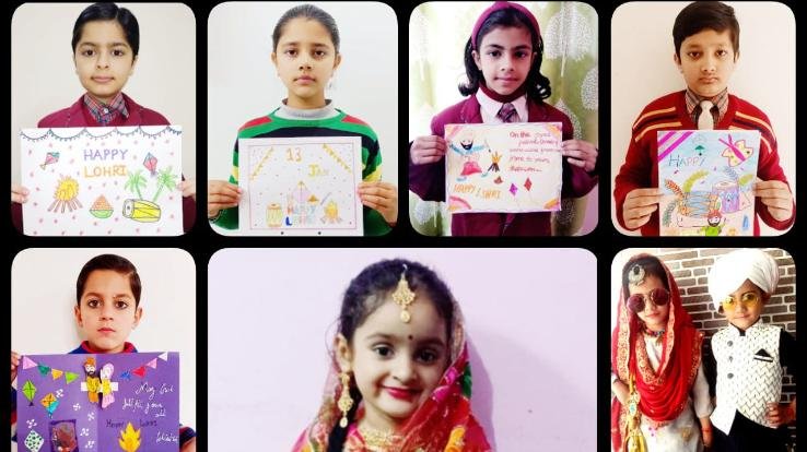 Lohri festival celebrated in DAV Alampur